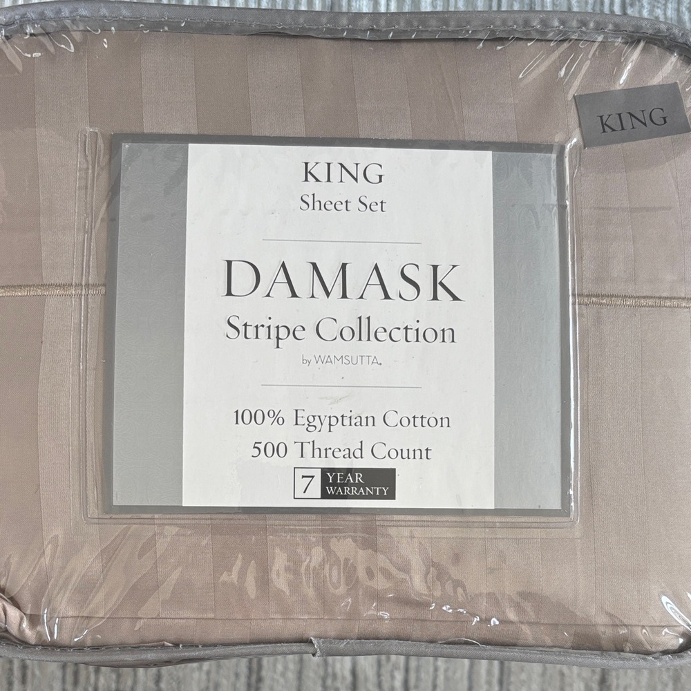 Wamsutta Luxury King sheet set in 100% Egyptian Cotton
